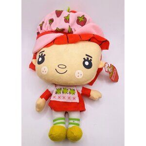 Nanco Strawberry Shortcake 2008 American Greetings Plush Doll 12" Soft Big Head